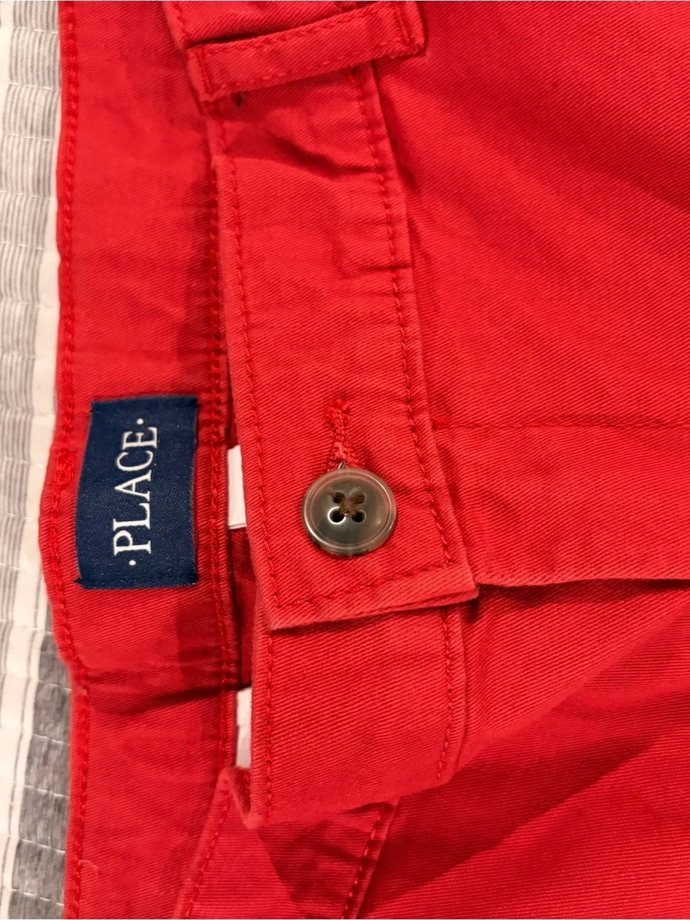 NWT Children’s Place Boys Size 18 Red Chino Pants